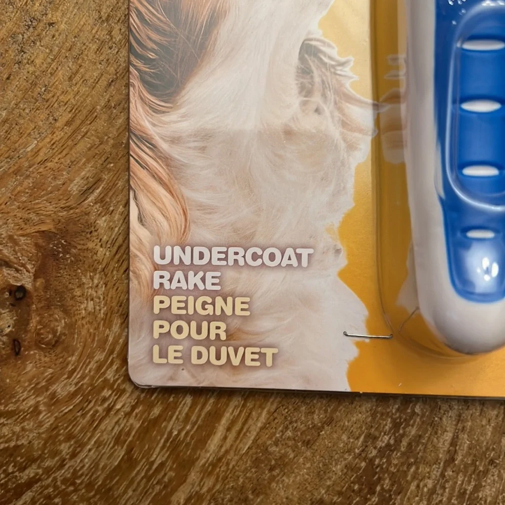Undercoat rake for dogs